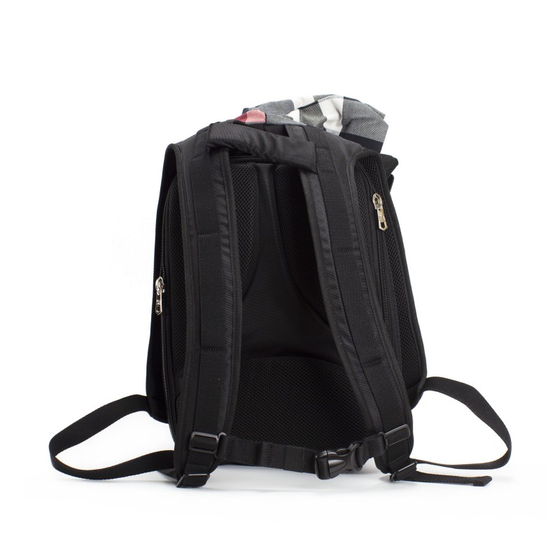 Мужской рюкзак Mackar Team черно-белый - 8 фото