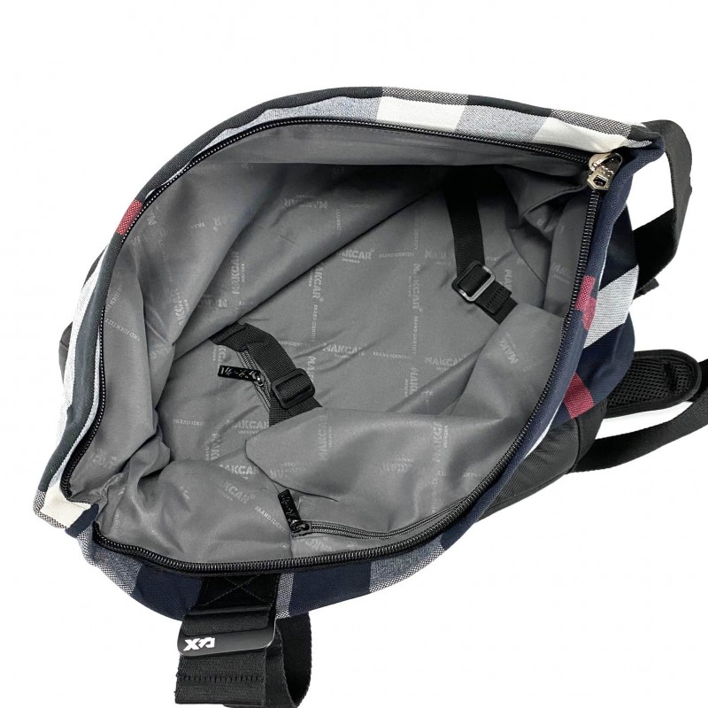 Мужской рюкзак Mackar Team черно-белый - 9 фото