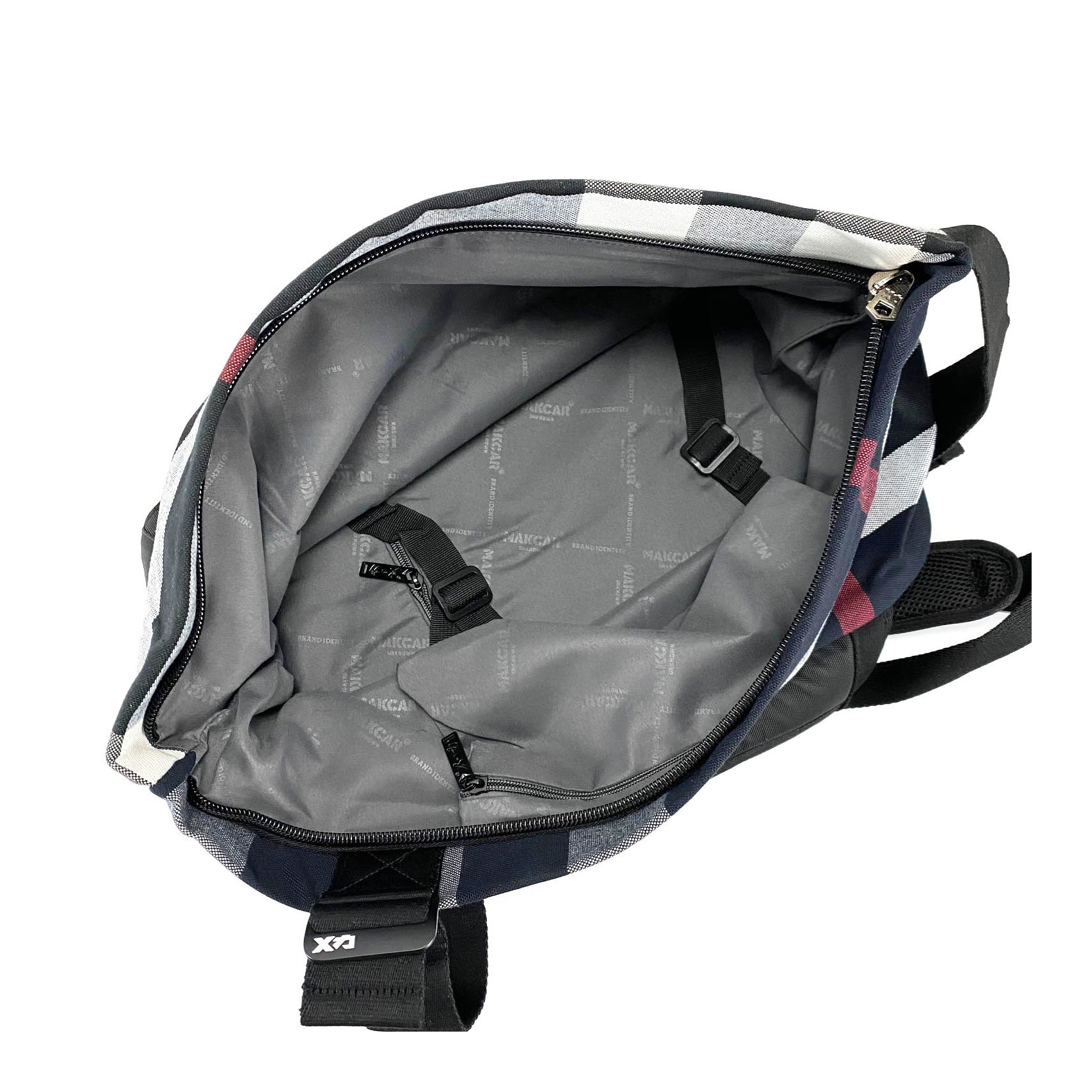 Мужской рюкзак Mackar Team черно-белый