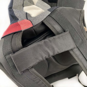 Мужской рюкзак Mackar Team черно-белый фото