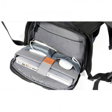 Мужской рюкзак Mackar Team черно-белый фото