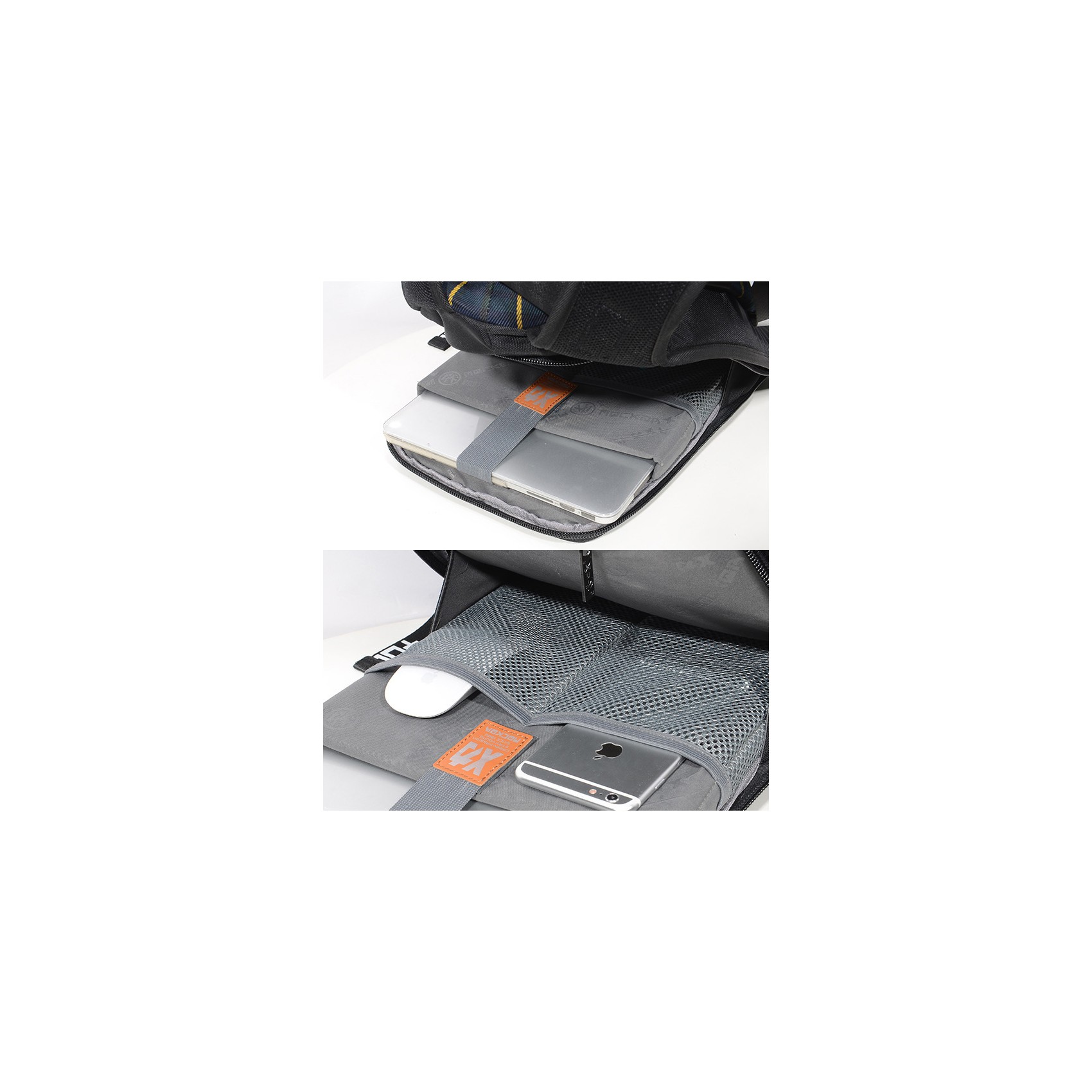 Мужской рюкзак Mackar Team черно-белый