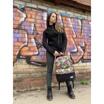 Жіночий рюкзак Illusion View різнокольоровий фото