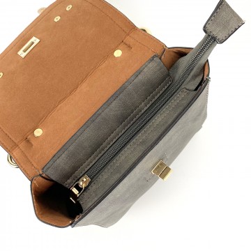 Сумочка-клатч Annette сіра фото