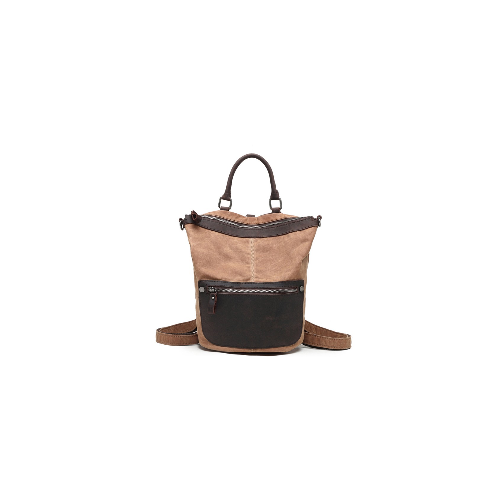 Женский рюкзак Casual way светло-коричневый