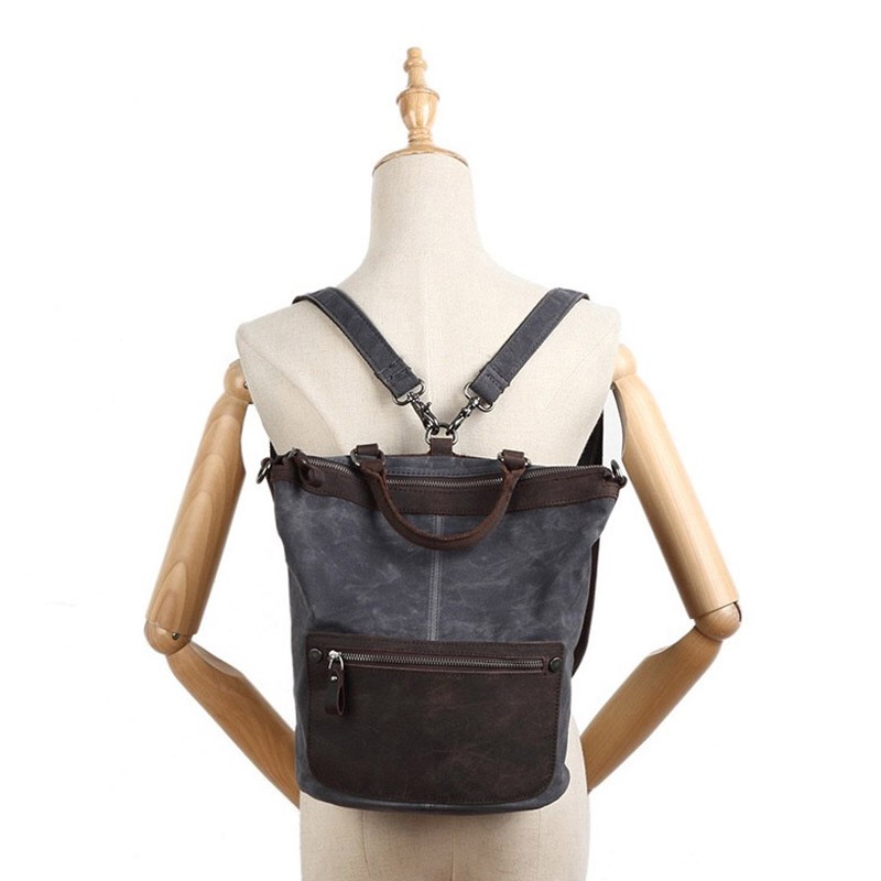 Женский рюкзак Casual way графит - 5 фото