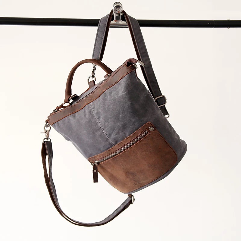 Женский рюкзак Casual way графит - 7 фото