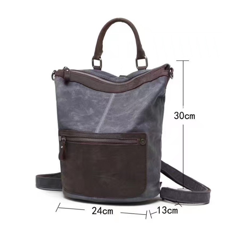 Жіночий рюкзак Casual way графіт - 8 фото