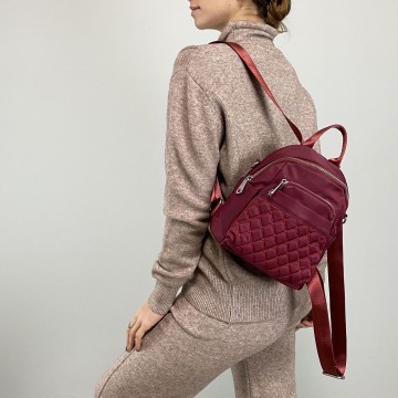 Рюкзак женский бордовый Viva фото