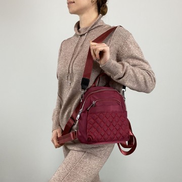 Рюкзак жіночий бордовий Viva фото