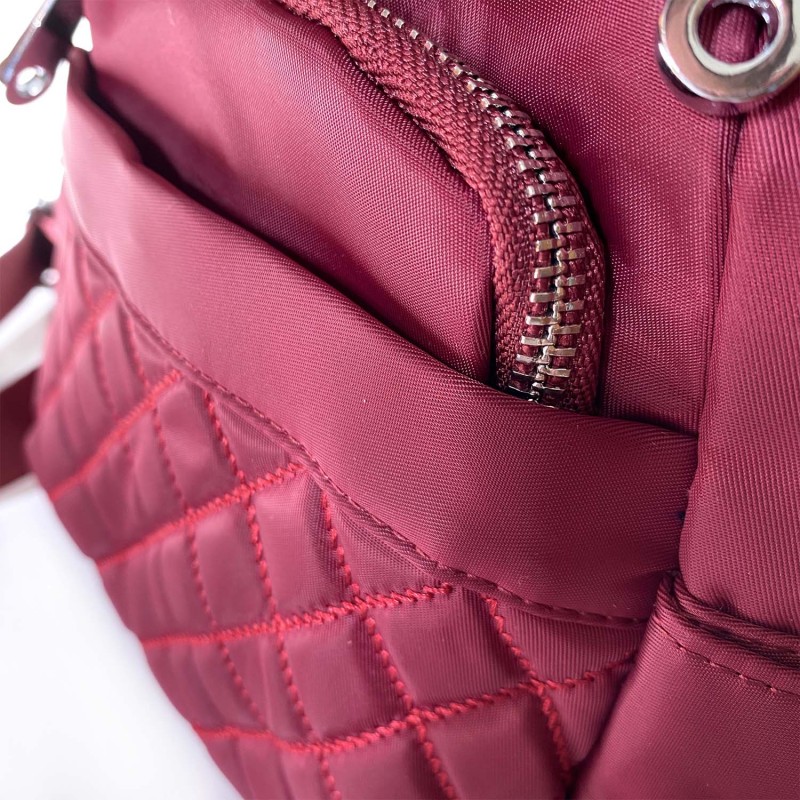 Рюкзак жіночий бордовий Viva - 9 фото