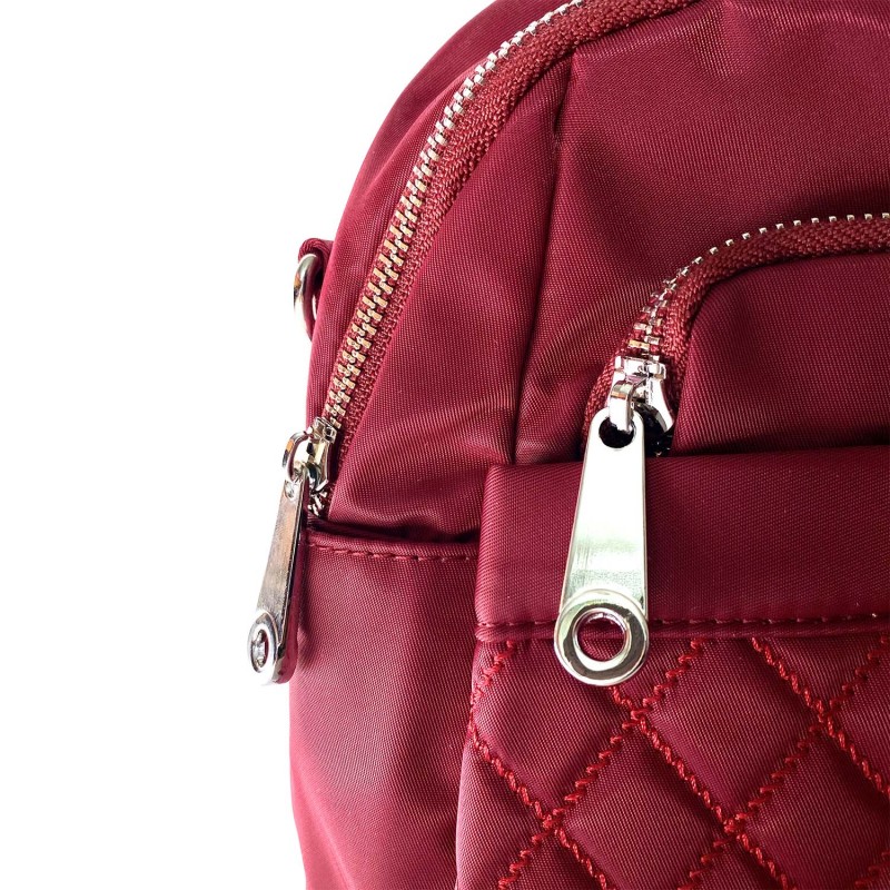 Рюкзак женский бордовый Viva - 11 фото