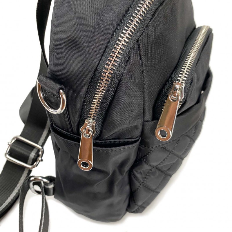 Жіночий рюкзак Viva чорний - 7 фото