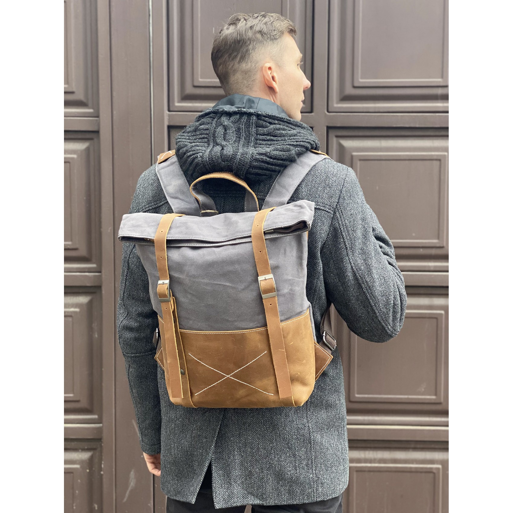 Чоловічий міський рюкзак Safari графіт