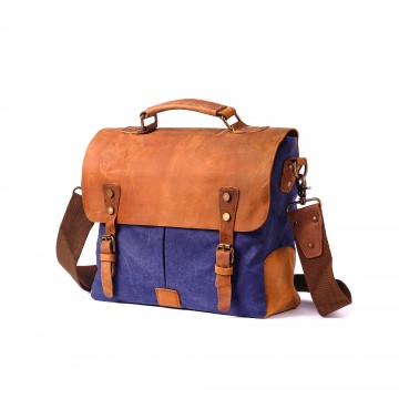 Чоловічий портфель Tone синій фото