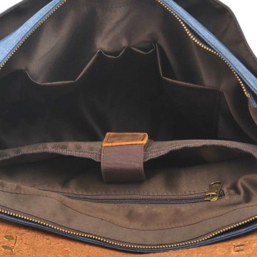 Мужской портфель Tone синий фото