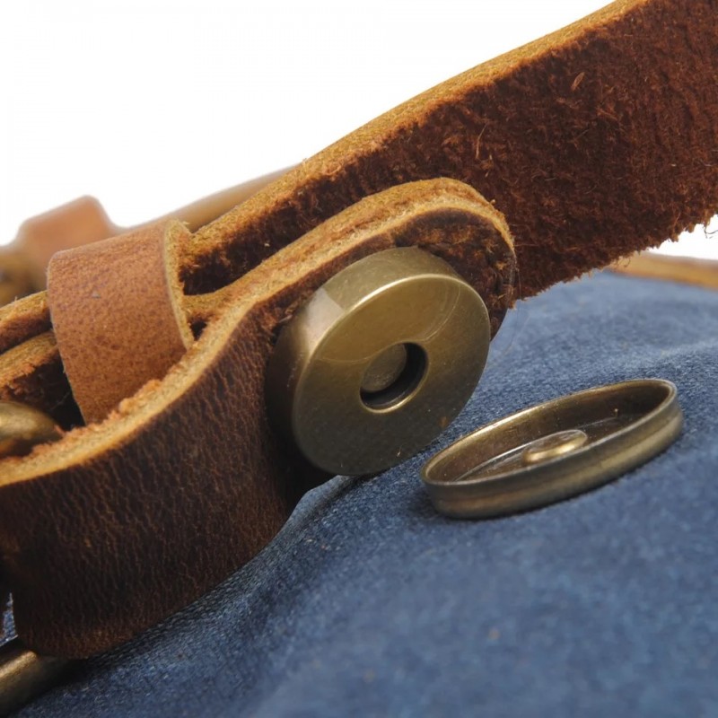 Мужской портфель Tone синий - 8 фото