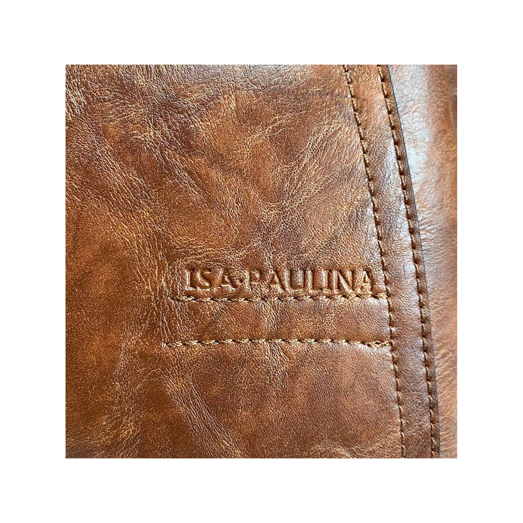 Женская классическая сумка Isa Paulina DS коричневая