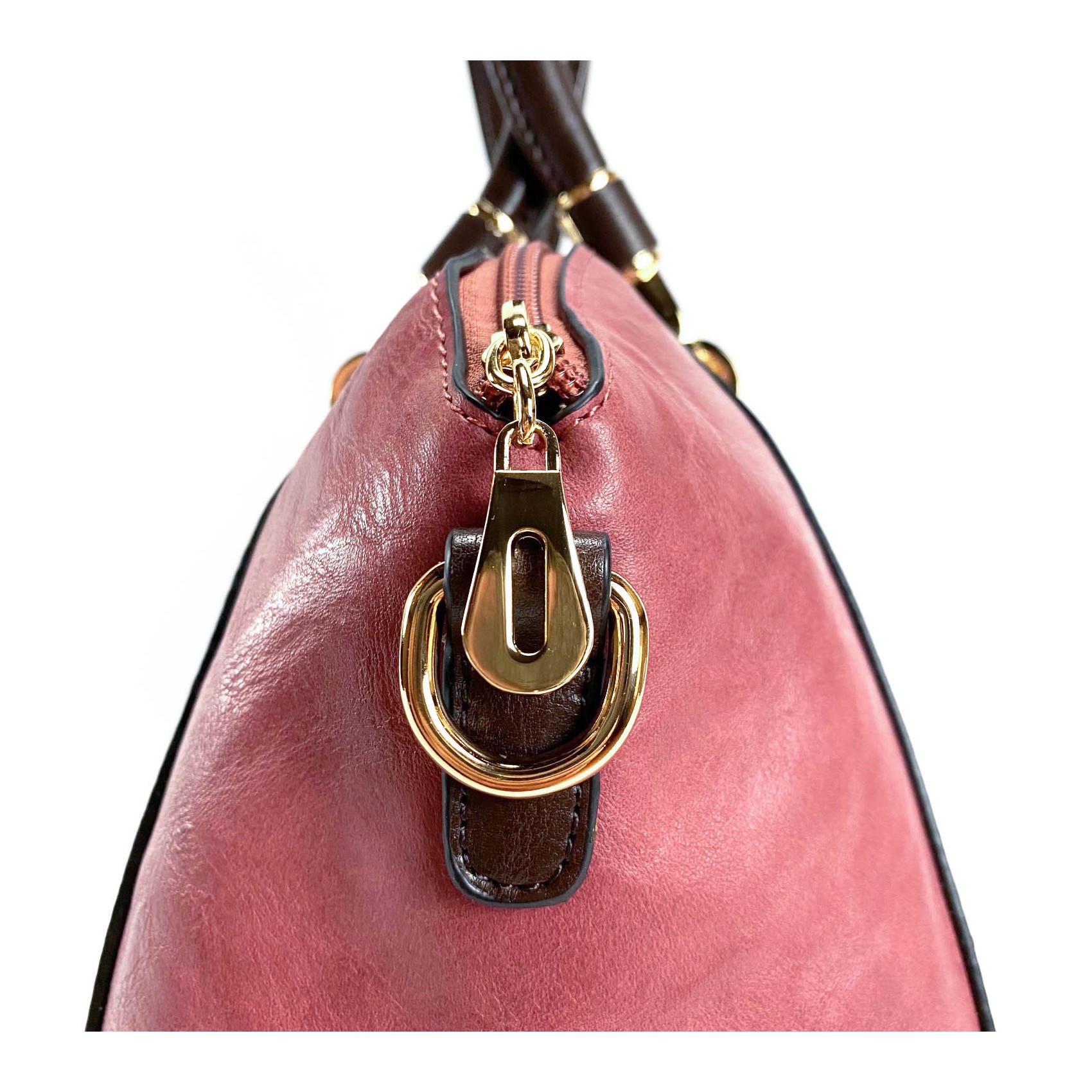 Женская классическая сумка Isa Paulina DS розовая