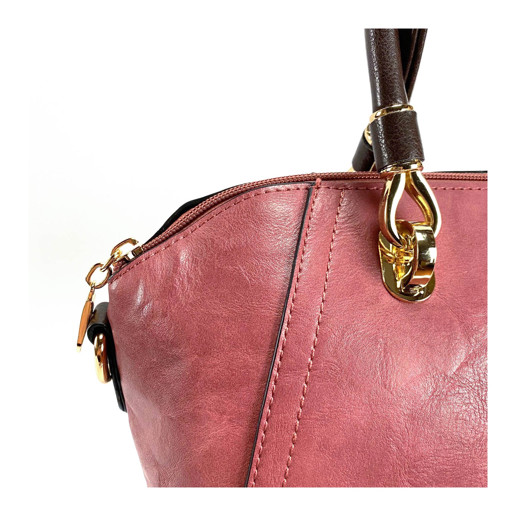 Женская классическая сумка Isa Paulina DS розовая