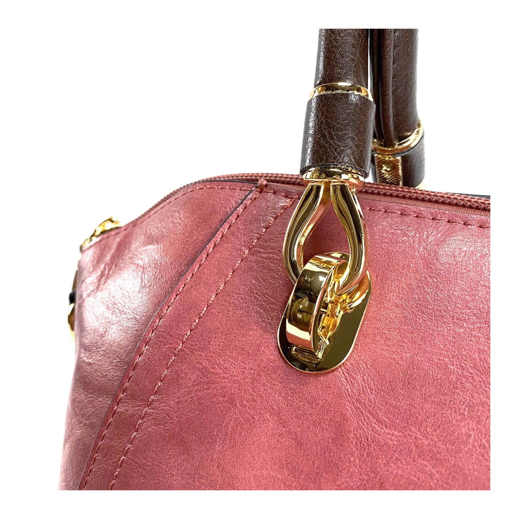 Женская классическая сумка Isa Paulina DS розовая