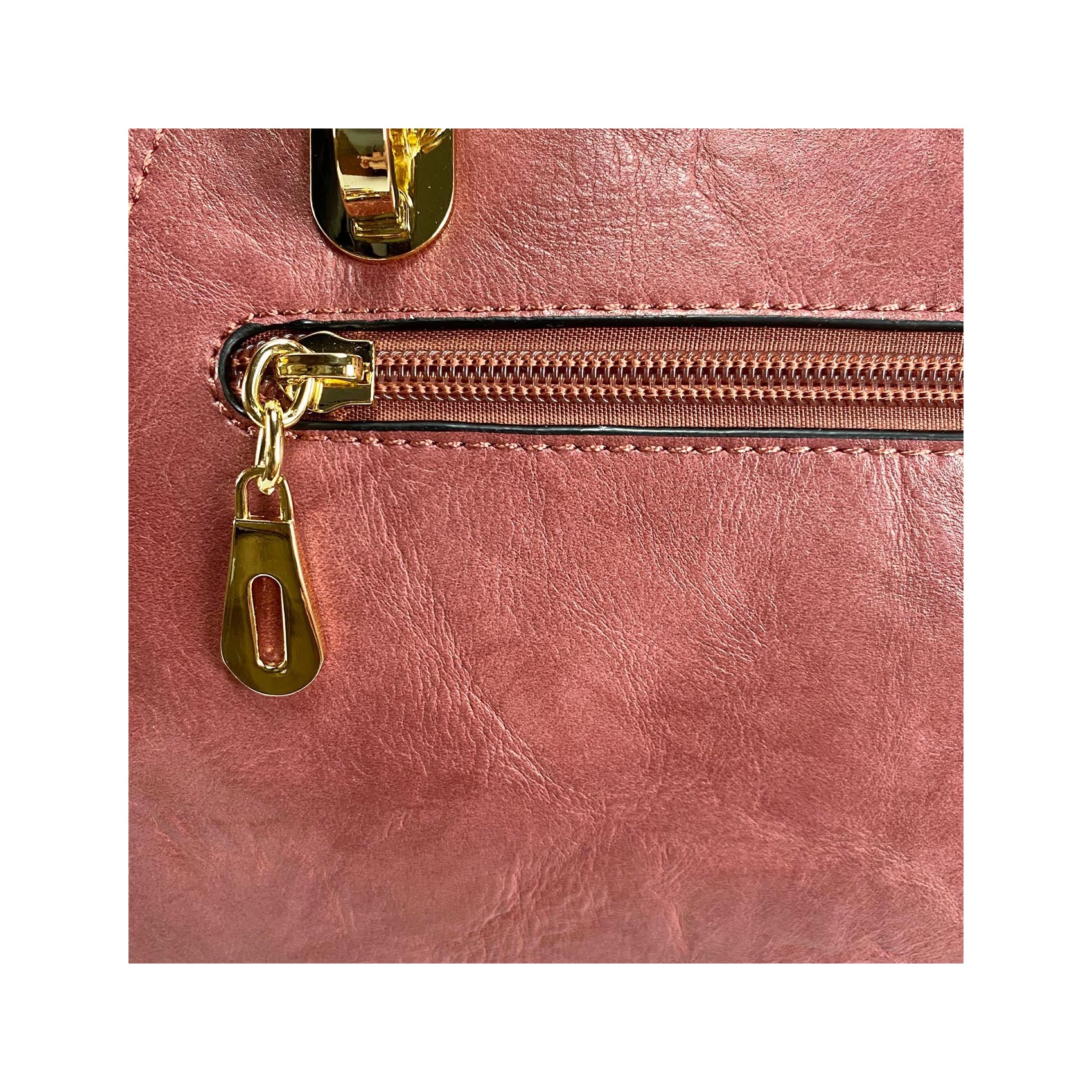 Женская классическая сумка Isa Paulina DS розовая