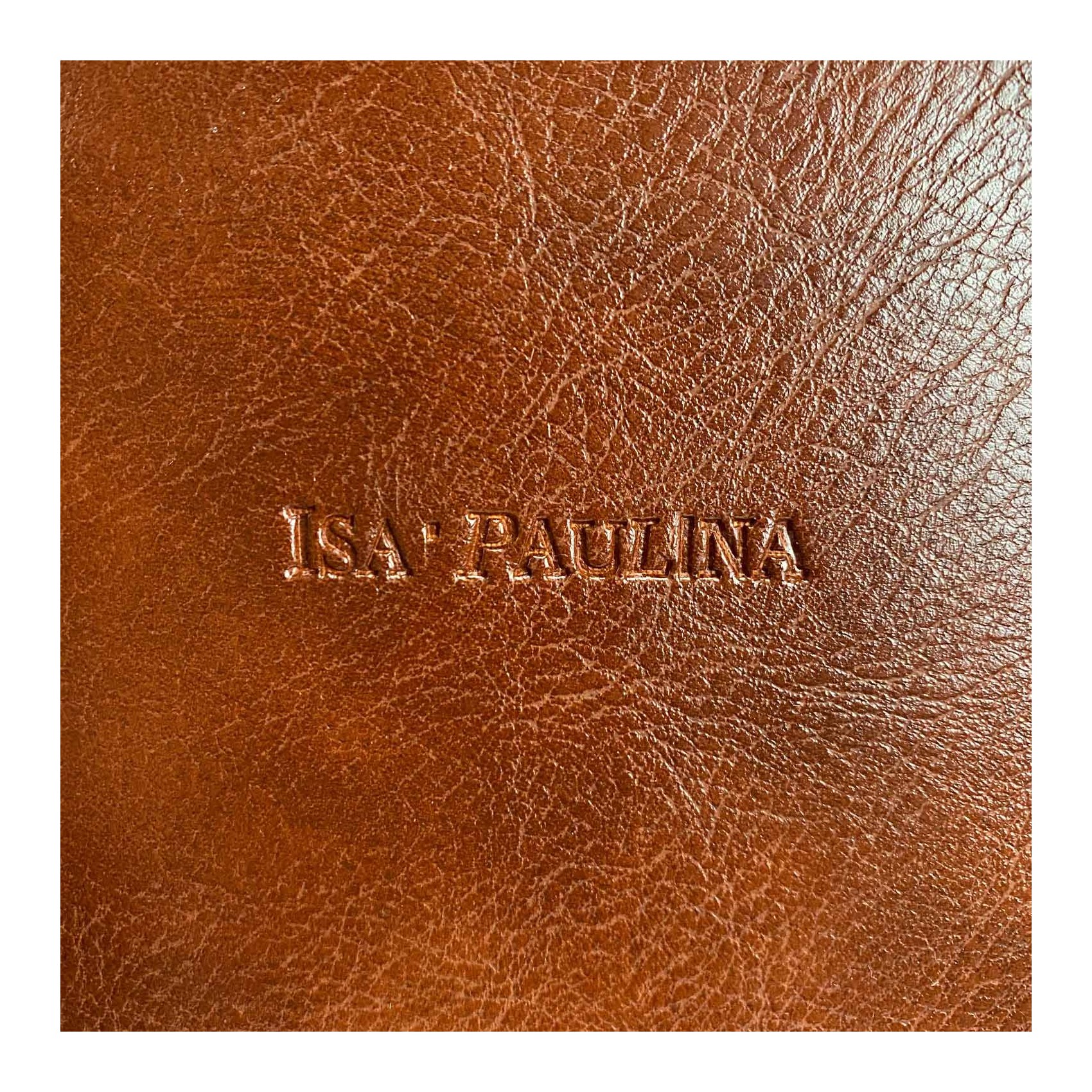 Женская классическая сумка Isa Paulina SE коричневая