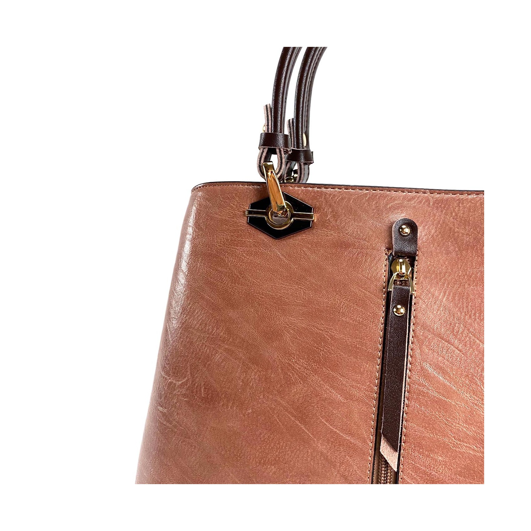 Женская классическая сумка Miranda персиковая