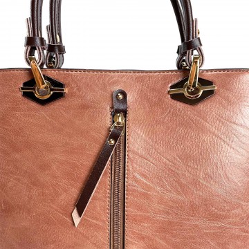 Женская классическая сумка Miranda персиковая фото