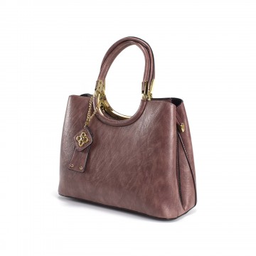 Жіноча класична сумка Mary бузкова фото