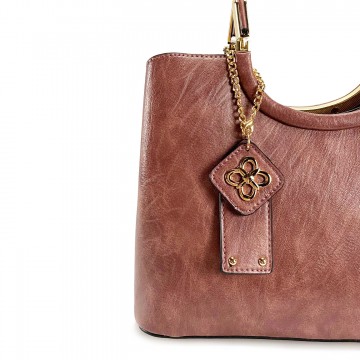 Женская классическая сумка Mary сиреневая фото