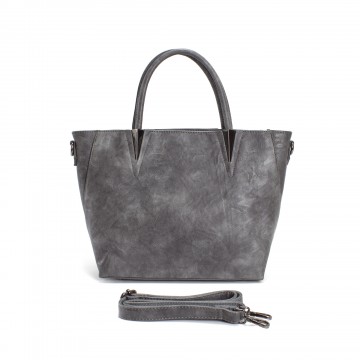 Женская классическая сумка Wendy серая фото