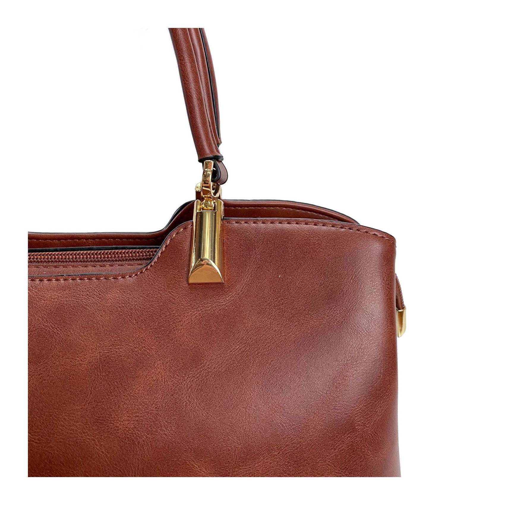 Женская классическая сумка Isa Paulina Fly коричневая