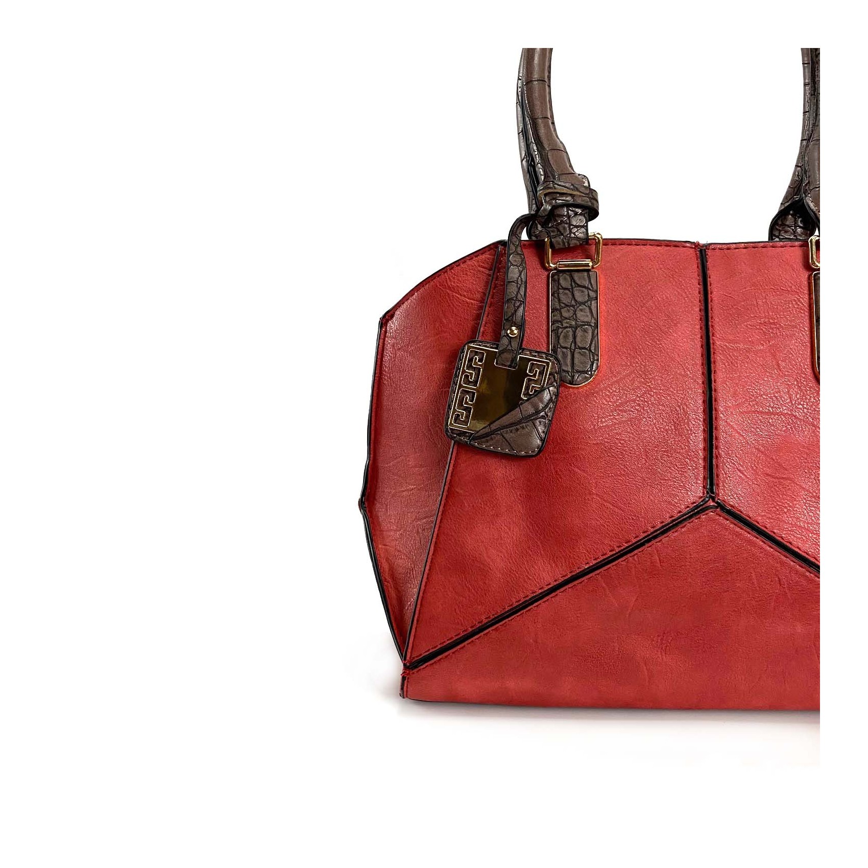 Женская классическая сумка Alexa красная