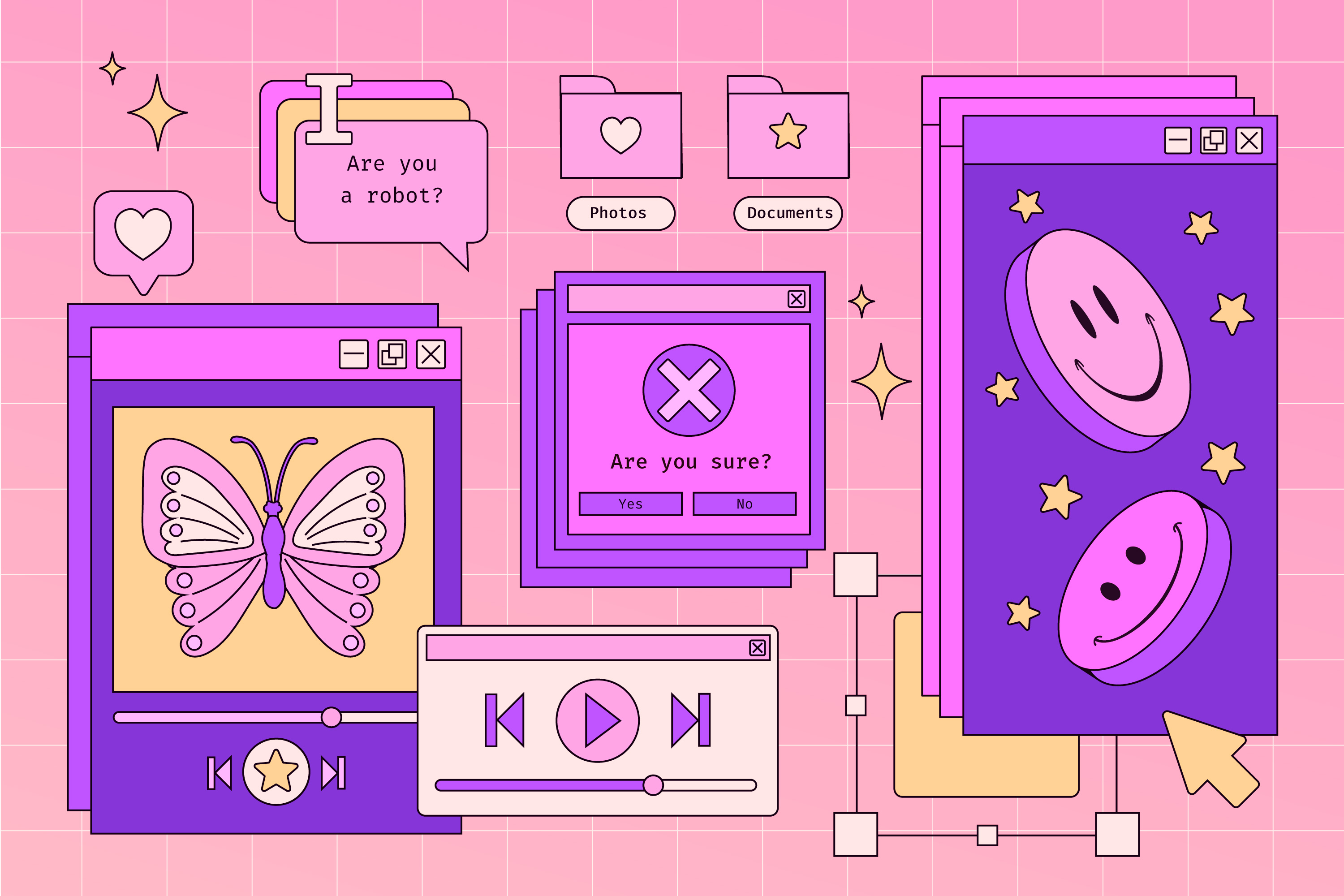 Y2K aesthetic